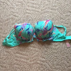 VS pink tropical bra 34DDD
